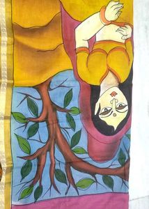 Multi Colour Sari With Attractive Cool Graphics