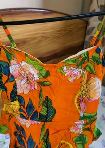 Vibrant Floral Crop Top