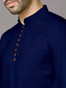 Navy Blue Kurta