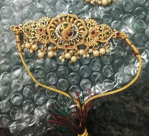 Gold-Tone Indian Jewelry Set