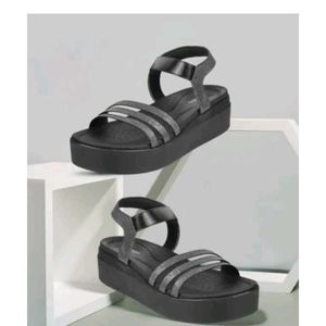 Platform Sandals - Black - Size [UK 3]