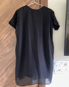 Black Embroidered Coords