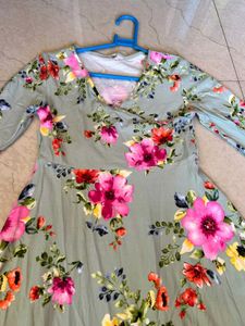 Floral Print Maxi Dress