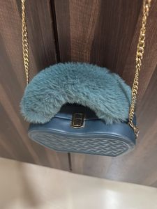 Stylish Blue Handbag