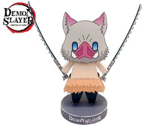 Anime Demon Slayer Inosuke Chibi Figurine(Paper)