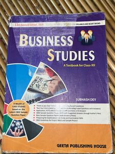 Subhash Dey Business Studies Class 12