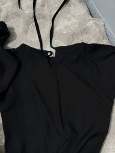 Elegant dark Blue half Sleeve Top