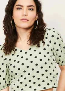 Polka Dot Crop Top