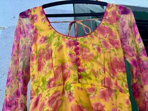 Full Sleeve A-Line Kurti