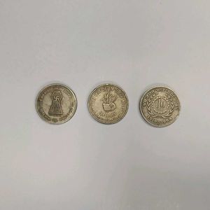 💥😱Vintage Indian Coins - Set of 3⚡