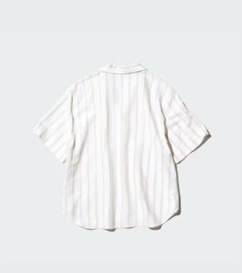 UNIQLO White Striped Shirt