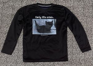 Black 'Early Life Crisis' Tee