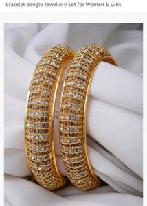 Traditional Gold Plated ✨ Bangle Set For Women👸