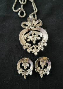 Vintage rhinestone Jewellery Set
