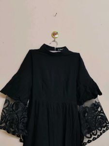 Elegant Black Lace Dress