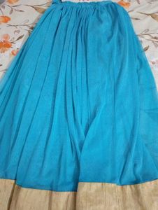 Blue Ethnic Skirt