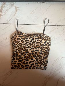 Leopard Print Cami Top for girl made in Thailand