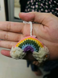 Crochet Rainbow Charm