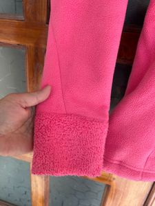 Adidas fleece Hoodie long jacket