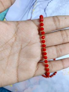 Red Beaded Necklace