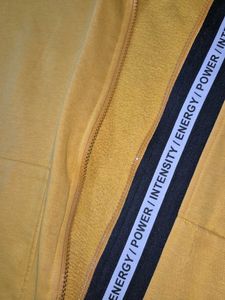 Yellow Zip-Up Hoodie