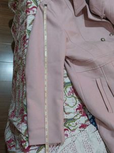 Lovely Rose Pink Wool Overcoat