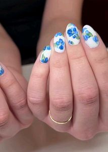 Customized Watercolor Nail Press Ons