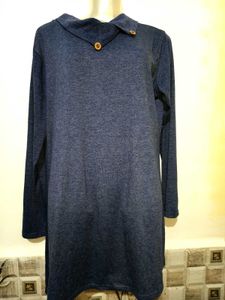 🎄Buy 1, Get 1 Free🎁Blue Long Sleeve Dress