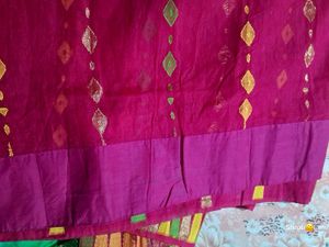 saree has a fall and pico done, it&#39;s completely re