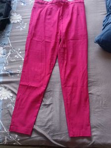 Pink Cotton Pant