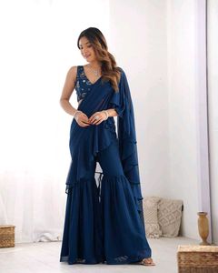 🆕️🆕️Ready To Wear Sharara Saree