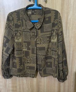 Vintage Patterned Blouse