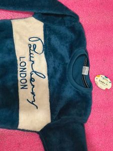 Burberry Kids Blue Fleece Set