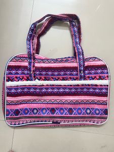 Patterned Gym &amp; Travel Polyester Bag