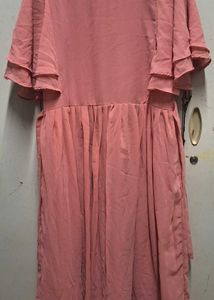 Elegant Pink Embroidered Dress
