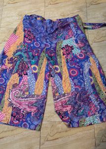 Colouful Wrap plazzo