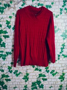 Red Knit Sweater