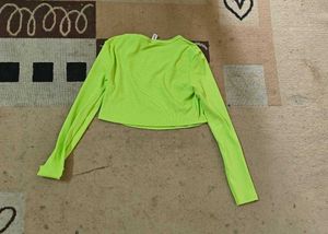 Neon Green Butterfly Tee