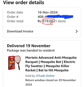 Mortein Advance Anti-Mosquito Racquet