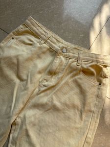 Urbanic beige Straight Leg Jeans