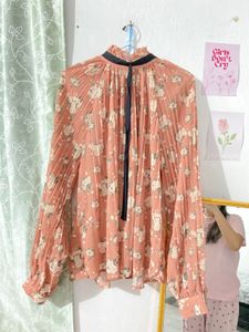 Korean Floral Print Shirt