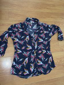 Floral Button-Down Shirt