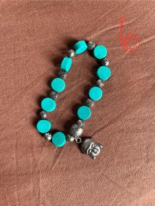 Black &amp; White Beaded Bracelet