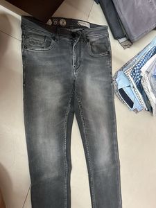 Gray Denim Jeans