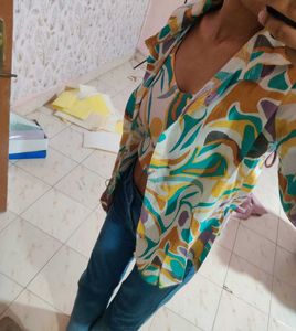 Colorful Print Top