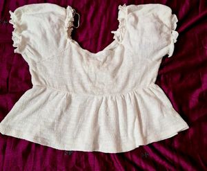 Short White Top