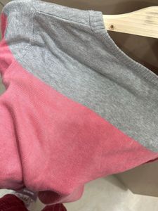 Color Block Pullover Sweater