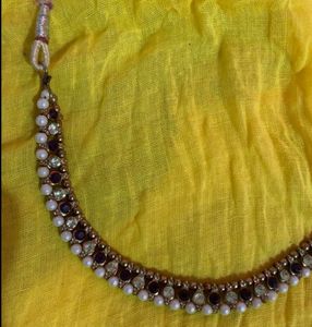 Necklace Stone & Bead Work
