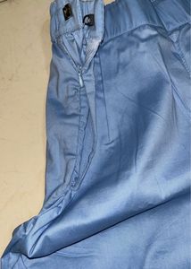 Light Blue Casual Pants