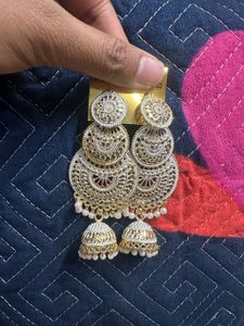 Long Jhumka Style Earing
